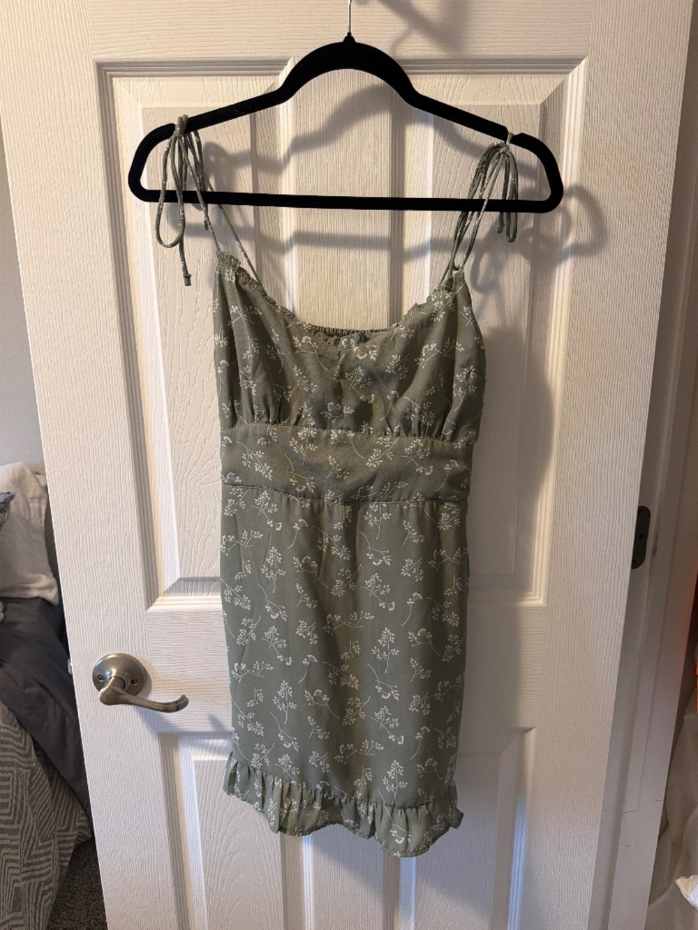 Sage Mini Dress - Abercrombie
